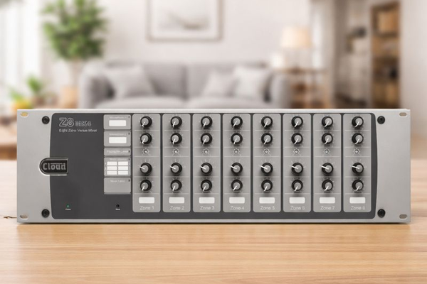 Modern boardroom with Biamp system