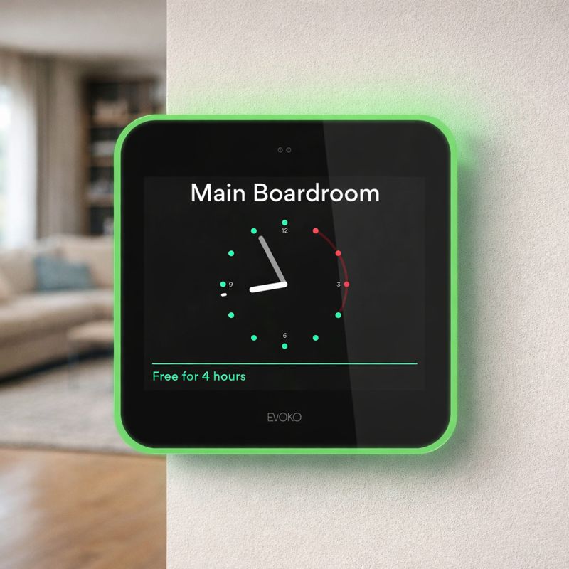 Modern boardroom with Biamp system